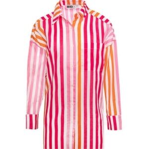 Beach Riot Alexa Top Sunset Stripes L/XL Vacation Coastal Tropical